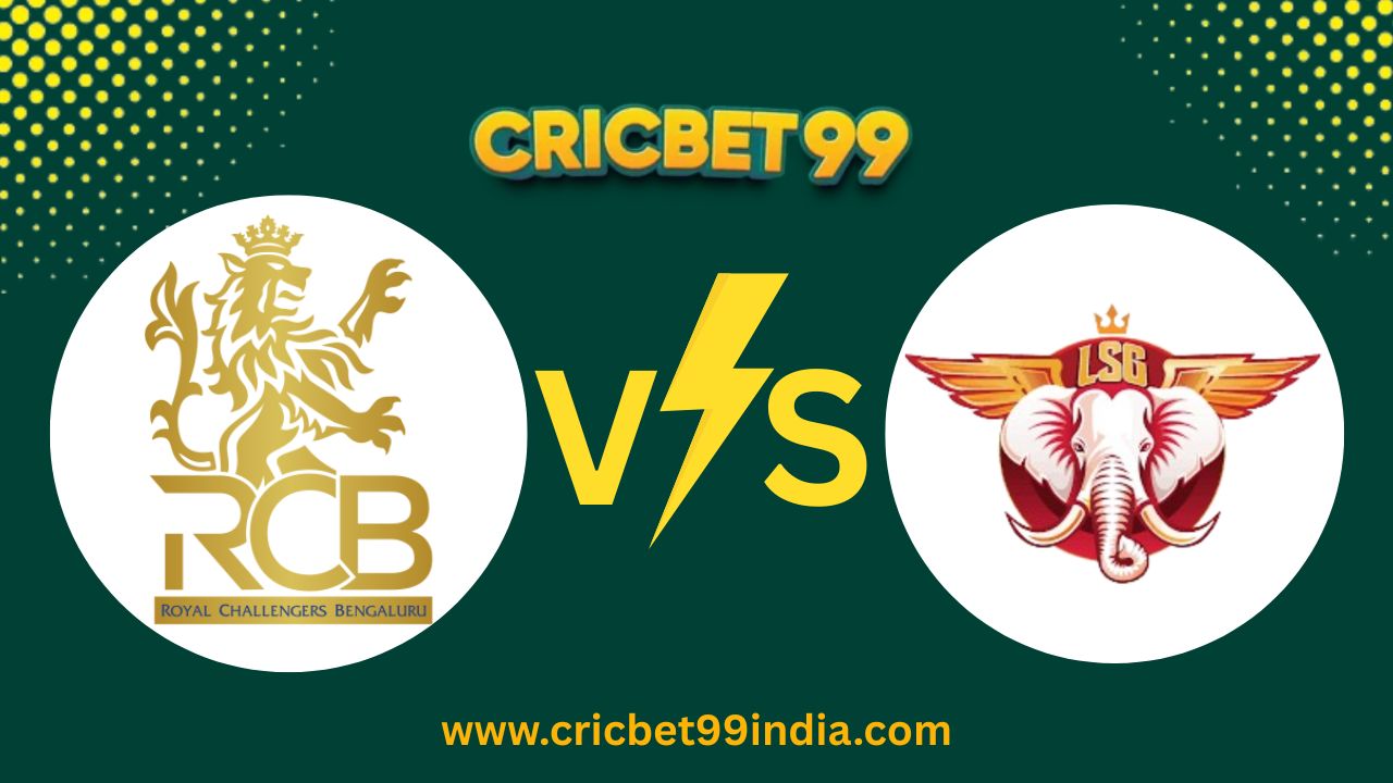 Read more about the article RCB vs LSG Toss & Match Prediction (100% Sure), Pitch Report, Cricket Betting Tips & Who Will Win?